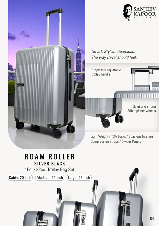 ROAM ROLLER - SILVER BLACK