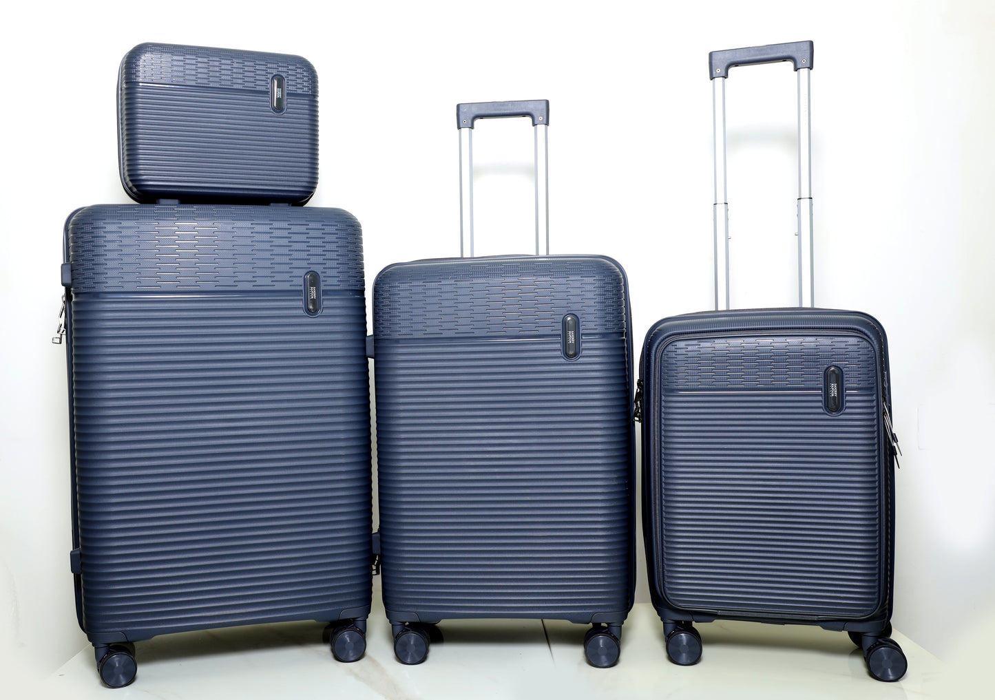 MEXICO - 4 Pc Trolley Bag Set - PINK / GREY / BLUE / BLACK