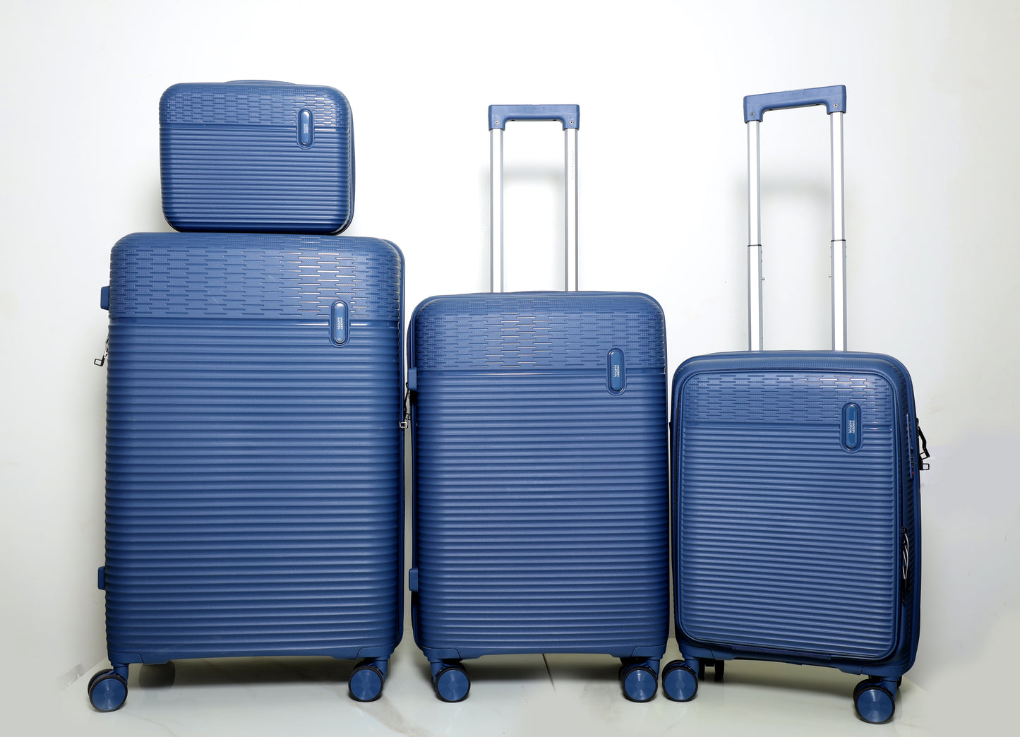 MEXICO - 4 Pc Trolley Bag Set - PINK / GREY / BLUE / BLACK
