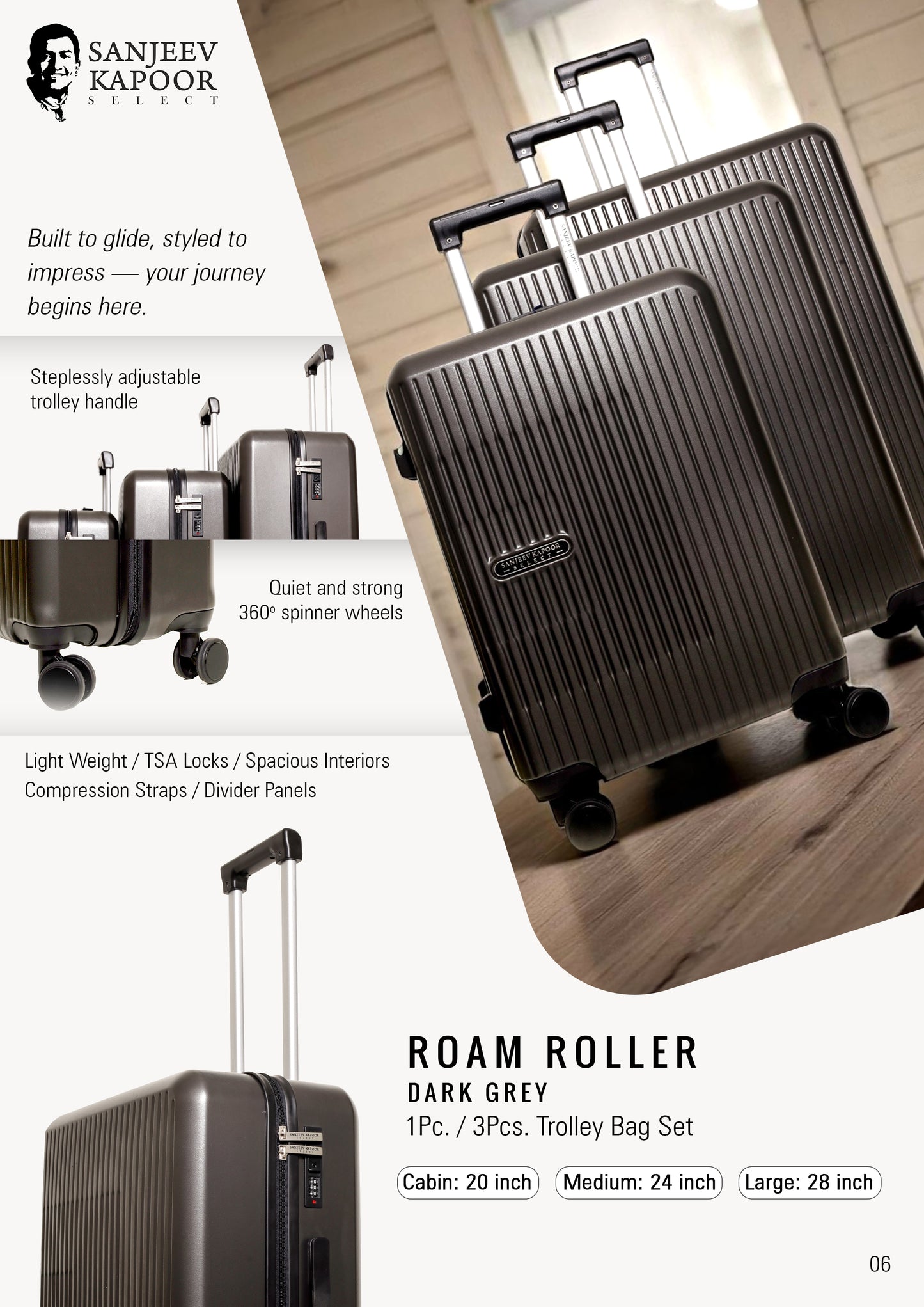 ROAM ROLLER - DARK GREY